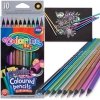 Kredki Metaliczne Colorino 10 Kolorów Ołówkowe Okrągłe [34678PTR]